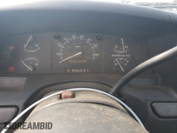 1993 Ford F-150 with VIN 1FTEF15Y5PNA80997, listed as a Copart auction lot 74607124 with 195,452 mi miles and Salvage Title. Bid and sale history available at carsss.com. Image 9.