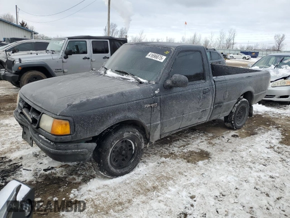 1993 Ford Ranger Splash with VIN 1FTCR10A2PPA68321, listed as a Copart auction lot 41696875 with 79,403 mi miles and Salvage title. Bid and sale history available at DreamBid. Image 1.