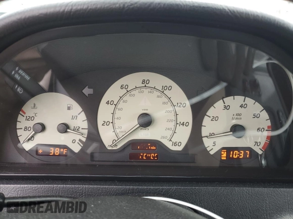 2000 Mercedes-Benz C 230 Kompressor with VIN WDBHA24G4YA844257, listed as a Copart auction lot 44224395 with Not Provided miles and Salvage Title. Bid and sale history available at carsss.com. Image 9.