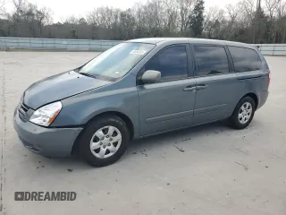 2007 Kia Sedona EX with VIN KNDMB233776124304, listed as a Copart auction lot 48000305 with 177,033 mi miles and Salvage Title. Bid and sale history available at carsss.com. Image 1.