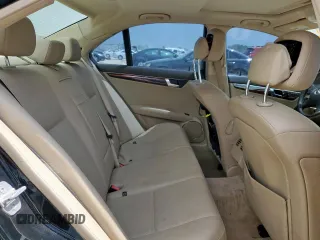 2009 Mercedes-Benz C 300 Sport with VIN WDDGF54X79F266942, listed as a Copart auction lot 61932745 with 190,447 mi miles and Salvage title. Bid and sale history available at DreamBid. Image 10.