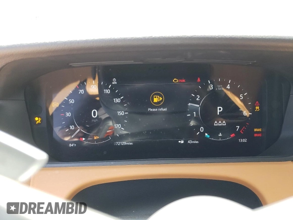 2021 Land Rover Range Rover Velar z VIN SALYM2FU7MA303167, wystawiony jako Copart lot #58562135 z przebiegiem 72 129 mil mil oraz Szkoda całkowita • Salvage title. Historia ofert i sprzedaży dostępna na DreamBid. Obrazek 9.