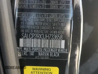 2018 Land Rover Discovery Sport SE z VIN SALCP2RX3JH733658, wystawiony jako Copart lot #49243205 z przebiegiem 108 664 mil mil oraz Szkoda całkowita • Salvage title. Historia ofert i sprzedaży dostępna na DreamBid. Obrazek 14.