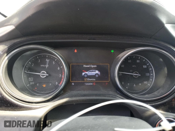 2020 Buick Encore GX Select with VIN KL4MMDSL4LB103266, listed as a Copart auction lot 60283665 with 126,604 mi miles and Non repairable. Bid and sale history available at DreamBid. Image 9.