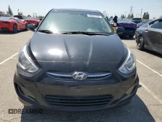 2017 Hyundai Accent SE with VIN KMHCT4AE7HU352692, listed as a Copart auction lot 52032705 with 95,820 mi miles and Salvage Title. Bid and sale history available at carsss.com. Image 5.