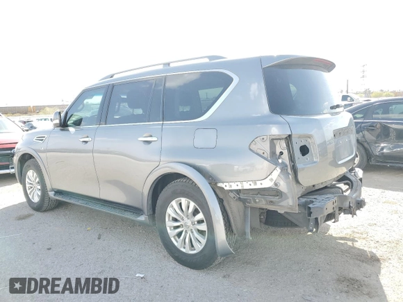2017 Nissan Armada SL with VIN JN8AY2ND9H9006380, listed as a Copart auction lot 51239845 with 172,647 mi miles and Salvage Title. Bid and sale history available at carsss.com. Image 2.