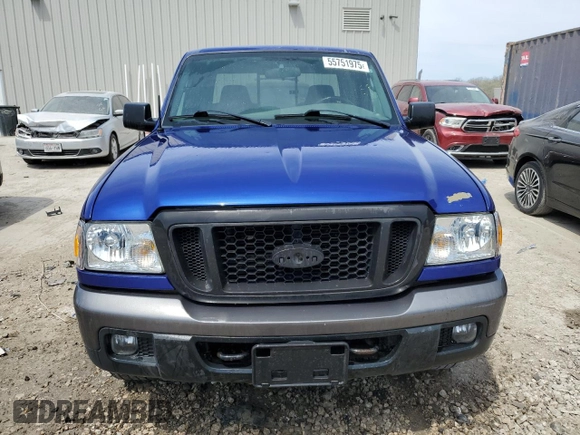2006 Ford Ranger XLT with VIN 1FTZR45E86PA81791, listed as a Copart auction lot 55751975 with 134,062 mi miles and Clean title. Bid and sale history available at DreamBid. Image 5.