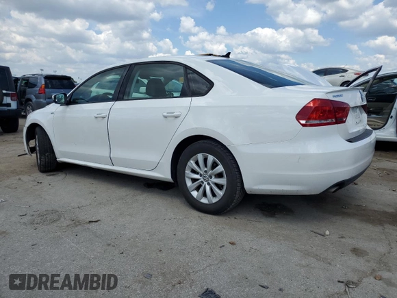 2013 Volkswagen Passat Wolfsburg Edition with VIN 1VWAH7A35DC140531, listed as a Copart auction lot 63441455 with 135,946 mi miles and Salvage title. Bid and sale history available at DreamBid. Image 2.