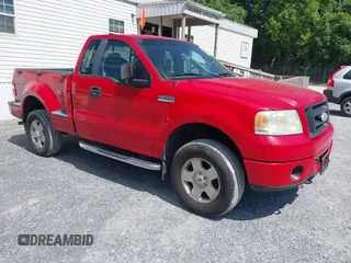 2007 Ford F-150 STX with VIN 1FTRF04W97KC14763, listed as a IAAI auction lot 42566587 with 120,200 mi miles and . Bid and sale history available at DreamBid. Image 1.