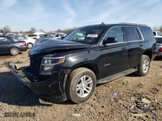 2018 Chevrolet Tahoe LT with VIN 1GNSKBKC2JR377391, listed as a Copart auction lot 44596724 with 144,661 mi miles and Salvage Title. Bid and sale history available at carsss.com. Image 1.