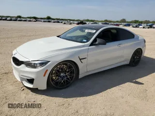 2018 BMW M4 with VIN WBS4Y9C52JAC87693, listed as a Copart auction lot 50633565 with Not provided miles and Salvage title. Bid and sale history available at DreamBid. Image 1.