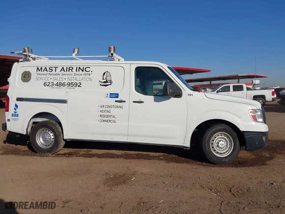 2016 Nissan NV SV with VIN 1N6BF0KM4GN812662, listed as a IAAI auction lot 42007066 with 143,856 mi miles. Bid and sale history available at carsss.com. Image 13.