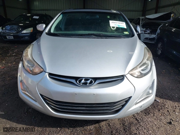 2014 Hyundai Elantra SE with VIN KMHDH4AE4EU165055, listed as a IAAI auction lot 40819849 with 127,536 mi miles. Bid and sale history available at carsss.com. Image 12.