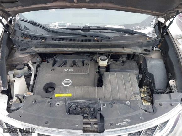 2013 Nissan Murano SL with VIN JN8AZ1MW8DW300214, listed as a IAAI auction lot 41403116 with 201,850 mi miles. Bid and sale history available at carsss.com. Image 10.