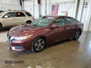 2020 Nissan Sentra SV with VIN 3N1AB8CV5LY234359, listed as a Copart auction lot 61469845 with 39,437 mi miles and Non repairable. Bid and sale history available at DreamBid. Image 1.
