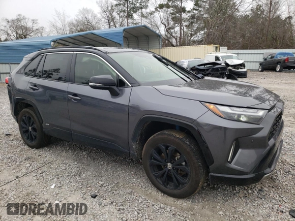 2024 Toyota RAV4 Hybrid XSE with VIN JTME6RFV0RD560232, listed as a Copart auction lot 46059075 with 50,099 mi miles and Salvage Title. Bid and sale history available at carsss.com. Image 4.