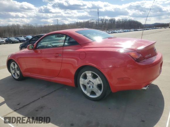 2004 Lexus SC with VIN JTHFN48Y840053532, listed as a Copart auction lot 50686965 with 244,055 mi miles and Salvage Title. Bid and sale history available at carsss.com. Image 2.