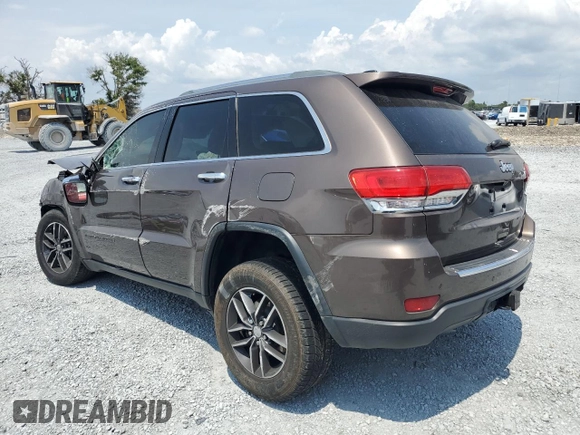 2018 Jeep Grand Cherokee Limited with VIN 1C4RJEBGXJC480320, listed as a Copart auction lot 56476355 with 90,202 mi miles and Salvage title. Bid and sale history available at DreamBid. Image 2.
