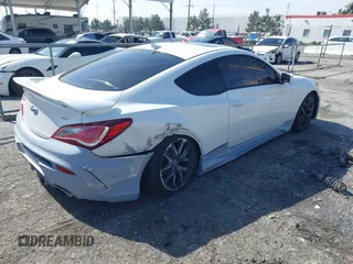 2013 Hyundai Genesis Coupe R-Spec with VIN KMHHT6KD2DU106506, listed as a IAAI auction lot 41611021 with 126,926 mi miles and . Bid and sale history available at DreamBid. Image 4.