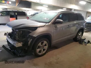 2016 Toyota Highlander Hybrid Limited with VIN 5TDDCRFH5GS016423, listed as a Copart auction lot 88781595 with 126,430 mi miles and Salvage Title. Bid and sale history available at carsss.com. Image 1.