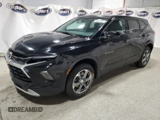 2023 Chevrolet Blazer LT z VIN 3GNKBCR47PS132581, wystawiony jako Copart lot #54365565 z przebiegiem 86 821 mil mil oraz Czysty tytuł • Clean title. Historia ofert i sprzedaży dostępna na DreamBid. Obrazek 1.