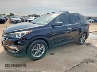 2017 Hyundai Santa Fe 2.4L with VIN 5NMZU3LB9HH011990, listed as a Copart auction lot 64024885 with 123,344 mi miles and Clean title. Bid and sale history available at DreamBid. Image 1.