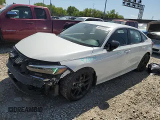 2025 Honda Civic Sport with VIN 2HGFE2F58SH512292, listed as a Copart auction lot 56035825 with 5,340 mi miles and Salvage title. Bid and sale history available at DreamBid. Image 1.