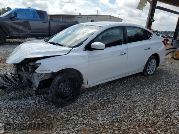 2017 Nissan Sentra S with VIN 3N1AB7AP0HY214705, listed as a Copart auction lot 56598225 with 125,560 mi miles and Salvage title. Bid and sale history available at DreamBid. Image 1.