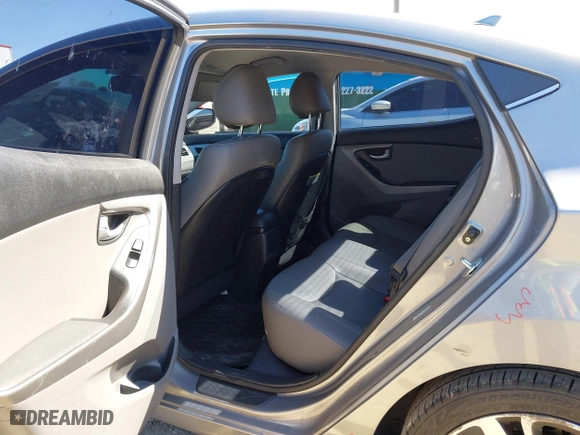 2014 Hyundai Elantra SE with VIN KMHDH4AE7EU032788, listed as a IAAI auction lot 41638876 with 135,943 mi miles. Bid and sale history available at carsss.com. Image 8.