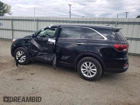 2020 Kia Sorento LX with VIN 5XYPG4A36LG699479, listed as a Copart auction lot 50773325 with 53,025 mi miles and Salvage Title. Bid and sale history available at DreamBid. Image 2.