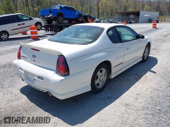 2002 Chevrolet Monte Carlo SS with VIN 2G1WX15K629204602, listed as a IAAI auction lot 42054502 with 163,287 mi miles. Bid and sale history available at carsss.com. Image 4.