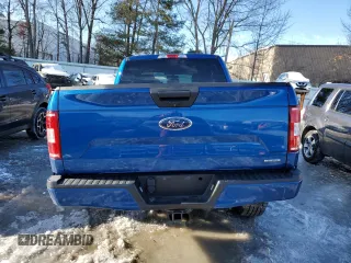 2018 Ford F-150 XL with VIN 1FTEX1EP1JFA25629, listed as a Copart auction lot 45557075 with 41,077 mi miles and Salvage Title. Bid and sale history available at carsss.com. Image 6.