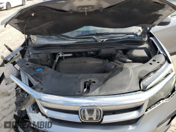 2019 Honda Pilot EX-L with VIN 5FNYF5H49KB013887, listed as a Copart auction lot 44258315 with 159,115 mi miles and Salvage title. Bid and sale history available at DreamBid. Image 12.