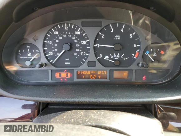 2004 BMW 3 Series 325i with VIN WBAEV33454KW15299, listed as a Copart auction lot 61406254 with 214,058 mi miles and Salvage Title. Bid and sale history available at carsss.com. Image 9.