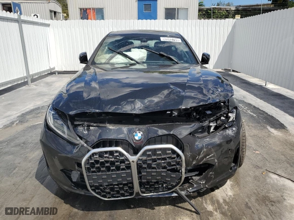 2025 BMW 4 Series 430i with VIN WBA23FB07SFT88521, listed as a Copart auction lot 50945765 with 0 mi miles and Clean Title. Bid and sale history available at carsss.com. Image 5.
