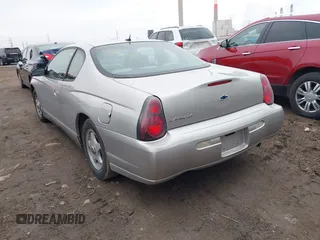 2005 Chevrolet Monte Carlo LS with VIN 2G1WW12E459212882, listed as a IAAI auction lot 41564084 with 238,585 mi miles. Bid and sale history available at carsss.com. Image 3.