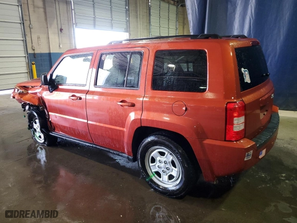 2010 Jeep Patriot Sport with VIN 1J4NT2GB4AD551987, listed as a Copart auction lot 50357085 with 41,664 mi miles and Clean Title. Bid and sale history available at carsss.com. Image 2.