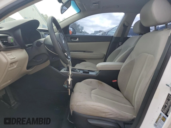 2016 Kia Optima LX with VIN 5XXGT4L36GG057136, listed as a Copart auction lot 56056965 with 118,478 mi miles and Salvage title. Bid and sale history available at DreamBid. Image 7.