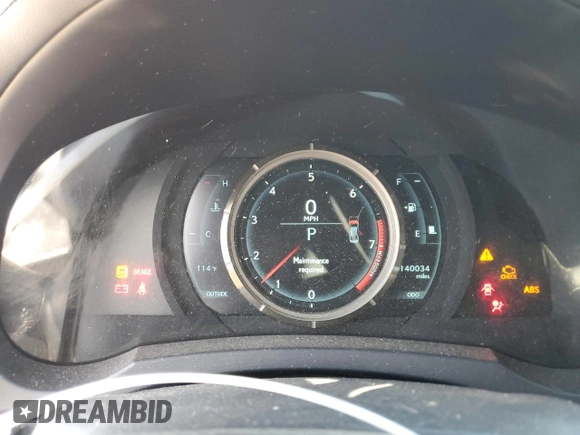 2015 Lexus IS 350 with VIN JTHBE1D27F5021501, listed as a Copart auction lot 61667725 with 140,034 mi miles and Salvage title. Bid and sale history available at DreamBid. Image 9.