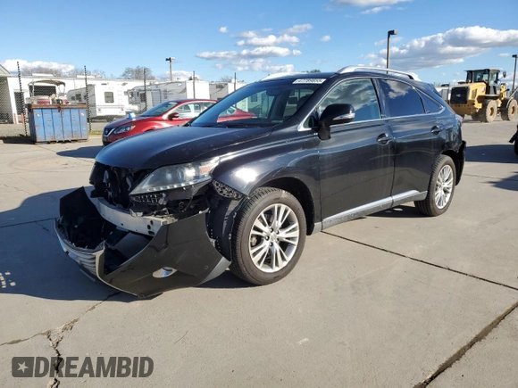 2013 Lexus RX 350 with VIN 2T2ZK1BA7DC095287, listed as a Copart auction lot 47789855 with 110,385 mi miles and Salvage Title. Bid and sale history available at DreamBid. Image 1.