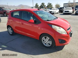 2015 Chevrolet Spark LT with VIN KL8CD6S94FC802390, listed as a Copart auction lot 47273555 with 75,695 mi miles and Salvage Title. Bid and sale history available at carsss.com. Image 4.