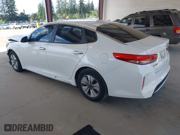 2017 Kia Optima with VIN KNAGT4LE0H5016585, listed as a IAAI auction lot 42185404 with 92,233 mi miles and . Bid and sale history available at DreamBid. Image 3.