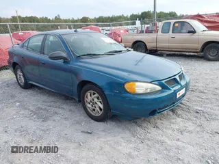 2003 Pontiac Grand Am SE1 with VIN 1G2NF52E43C158438, listed as a IAAI auction lot 41495880 with 47,381 mi miles. Bid and sale history available at carsss.com. Image 1.