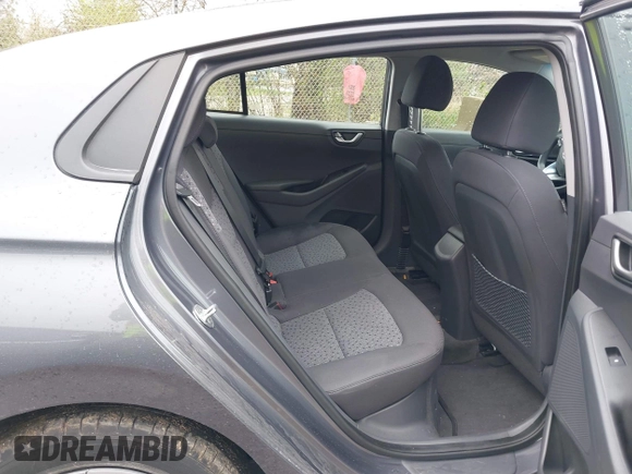 2019 Hyundai Ioniq Blue with VIN KMHC65LC7KU117578, listed as a IAAI auction lot 42173054 with 80,541 mi miles and . Bid and sale history available at DreamBid. Image 8.