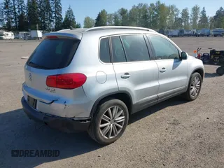 2012 Volkswagen Tiguan S with VIN WVGBV7AX5CW602405, listed as a IAAI auction lot 42111443 with 109,654 mi miles and . Bid and sale history available at DreamBid. Image 4.