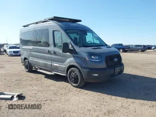 2023 Ford Transit Passenger XL с VIN 1FBAX9CG3PKB41256, выставлен на аукционе IAAI как лот 41967907 с пробегом 4 743 миль миль и . История ставок и продаж доступна на DreamBid. Изображение 1.
