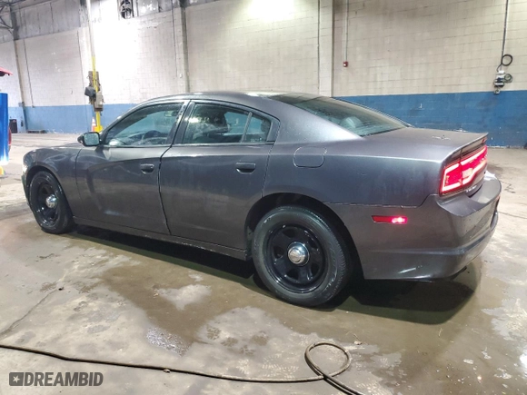 2014 Dodge Charger Police with VIN 2C3CDXAG1EH374677, listed as a Copart auction lot 47038695 with 57,233 mi miles and Clean Title. Bid and sale history available at carsss.com. Image 2.