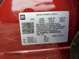 2024 Buick Encore GX Sport Touring z VIN KL4AMESLXRB208752, wystawiony jako Copart lot #51360695 z przebiegiem Nie podano mil oraz Szkoda całkowita • Salvage title. Historia ofert i sprzedaży dostępna na DreamBid. Obrazek 13.