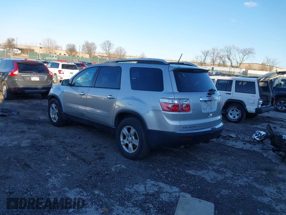 2008 GMC Acadia SLE1 with VIN 1GKEV13778J154544, listed as a IAAI auction lot 41607636 with 251,136 mi miles. Bid and sale history available at carsss.com. Image 3.