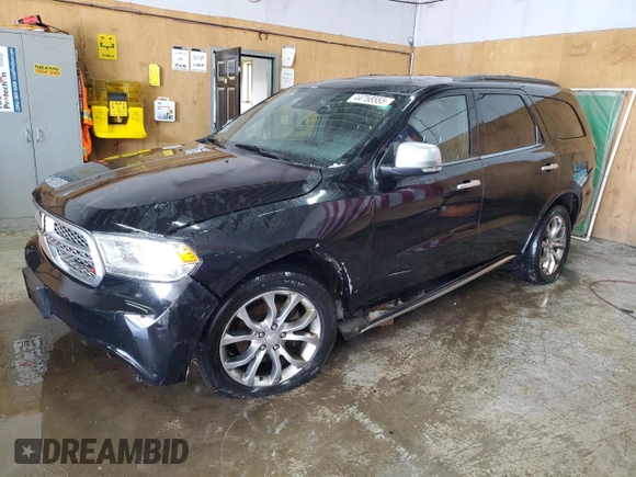 2017 Dodge Durango Citadel with VIN 1C4RDJEG1HC930734, listed as a Copart auction lot 44758555 with 158,329 mi miles and Non Repairable. Bid and sale history available at carsss.com. Image 1.
